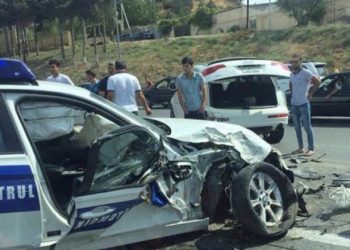 Füzulidə DYP avtomobili ağır qəzaya düşdü: Ölən və yaralananlar var – VİDEO