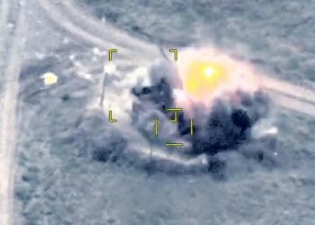 Rusların artilleriya karvanı məhv edildi