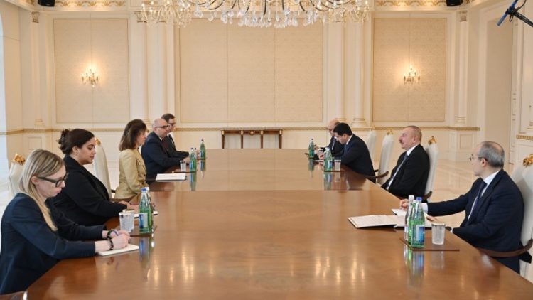 Prezident Dövlət katibinin nümayəndəsini qəbul etdi