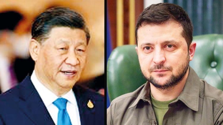 Xi və Zelenski ilk dəfə danışıblar