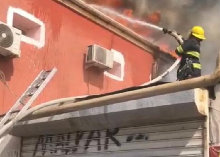 Bakıda kafedə yanğın – VİDEO