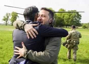 Zelenski bu dəfə Britaniyanın baş naziri Sunakla görüşüb