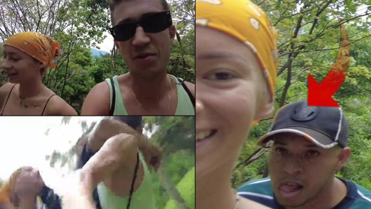 Sosial mediada qəzəb doğuran görüntülər!  Hücum edən şəxs qəfil onun arxasında peyda olub