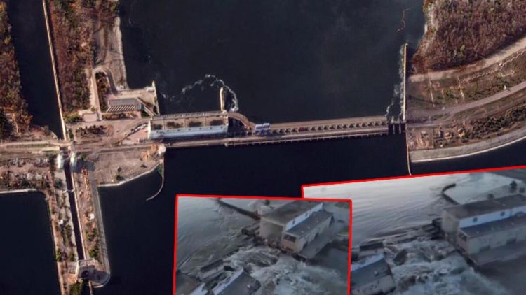 Ukraynadakı müharibədə son vəziyyət: Nova Kaxovka bəndi vuruldu, zamanla yarış başladı!  İlk görüntüləri təqdim edirik