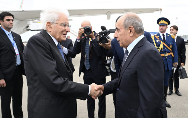 İtaliya Prezidenti Azərbaycandadır – Fotolar