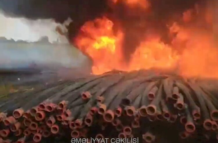 Qaxda yanğın — VİDEO