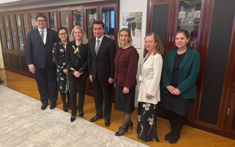 Hikmət Hacıyev ABŞ Dövlət katibinin müavini ilə görüşdü – Foto