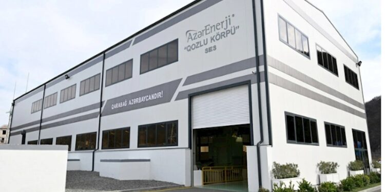 Prezident Ağdərədə “Qozlukörpü” Su Elektrik Stansiyasının açılışında iştirak edib — FOTOLAR (YENİLƏNİB)