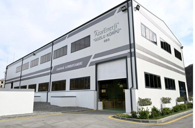 Prezident Ağdərədə “Qozlukörpü” Su Elektrik Stansiyasının açılışında iştirak edib — FOTOLAR (YENİLƏNİB)