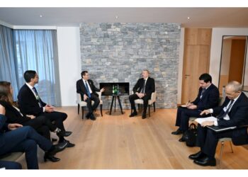 İlham Əliyev İsrail Dövlətinin Prezidenti ilə görüşüb — FOTOLAR