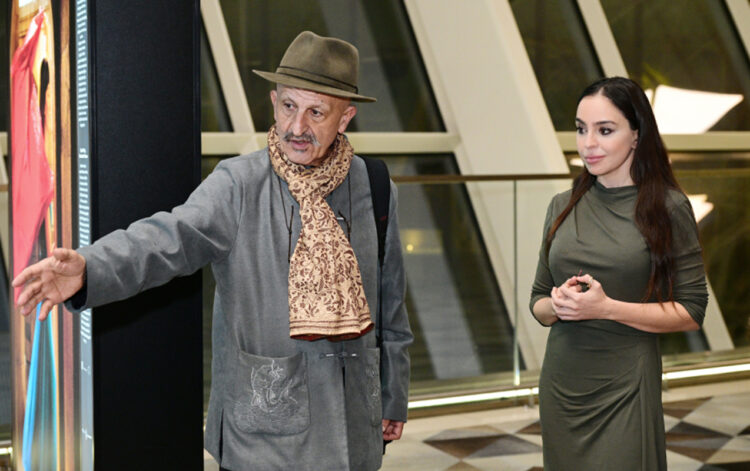 Leyla Əliyeva Deqatinin sərgisində – Fotolar