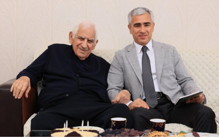 Anar Ələkbərov 95 yaşlı Nəriman Həsənzadəni ziyarət etdi – Fotolar