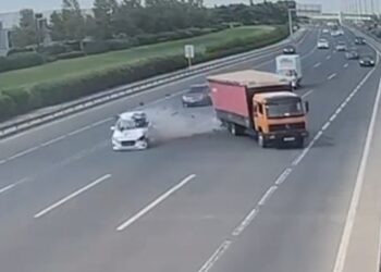 Bakıdakı ağır qəzanın görüntüləri – Video